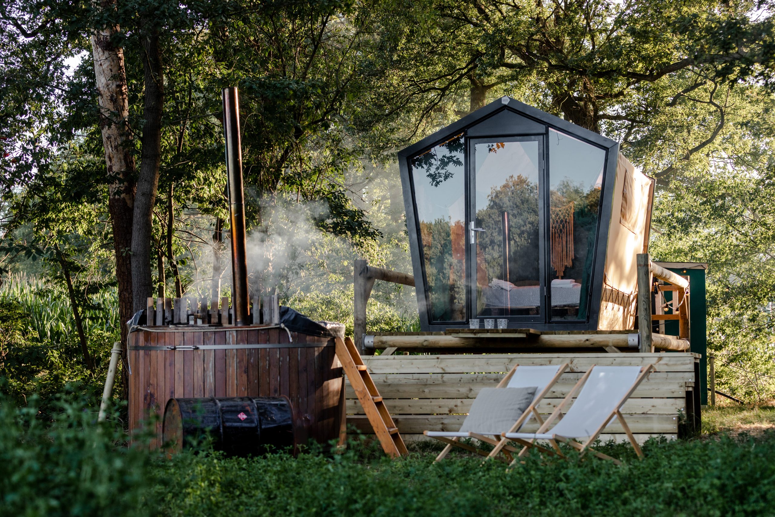 Pentahouse Pentahuisje Slaaphuisje Glamping